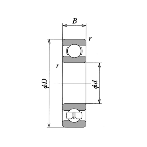 699 Bearing Dimensions 9mm X 20mm X 6mm ISK BEARINGS